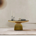 Stylish Tempered Glass Tea Table Set - Modern Living Room Accent Furniture for Chic Interiors fmfd-5054