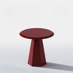 Stylish Modern Red Tea Table with Multi-layer Board Design for Living Room Decor fmfd-5055