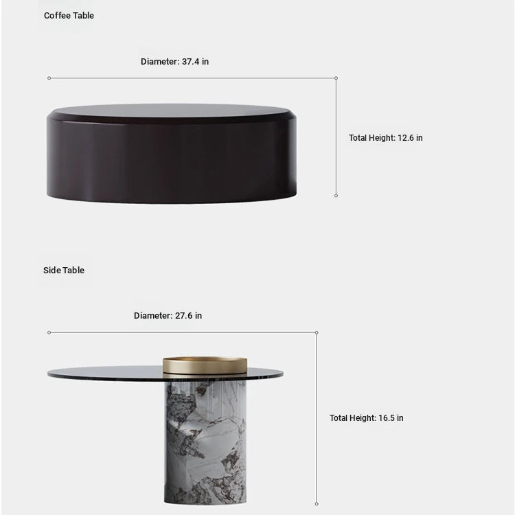 Stylish Multi-Layer Board Tea Table with Tempered Glass Top – Modern Coffee Table for Living Room Décor fmfd-5061
