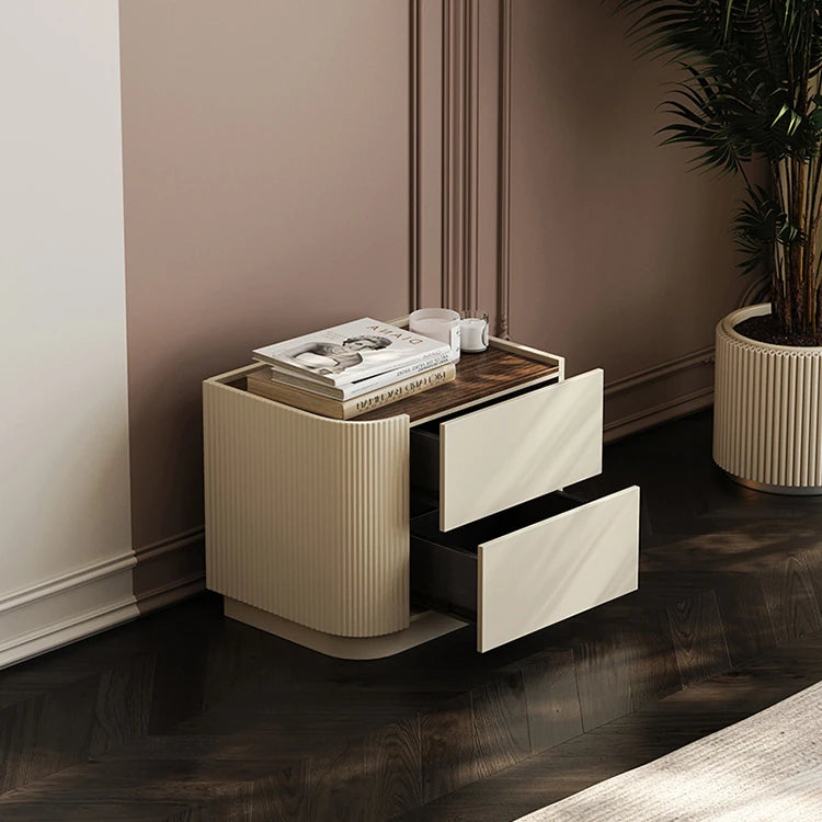 Stylish Multi-Layer Board Bedside Cupboard for Modern Home Décor - Sleek Storage Solution fmfd-5062