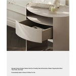 Sleek Modern Bedside Cupboard with Multi-Layer Board Design – Stylish Nightstand for Any Bedroom fmfd-5064