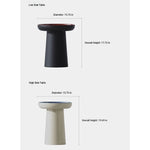 Stylish Multi-Layer Board Tea Table with Unique Round Top Design - Perfect for Modern Living Spaces! fmfd-5067