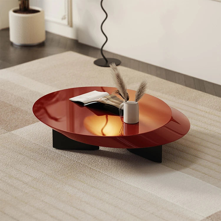 Stylish Multi-Layer Board Tea Table - Modern Round Coffee Table for Living Room Decor fmfd-5069