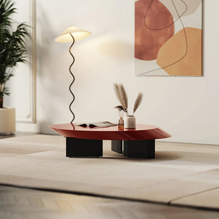 Stylish Multi-Layer Board Tea Table - Modern Round Coffee Table for Living Room Decor fmfd-5069