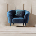 Elegant Blue Velvet Sofa with Pine Frame - Modern Comfort for Stylish Living Spaces fmfd-5070