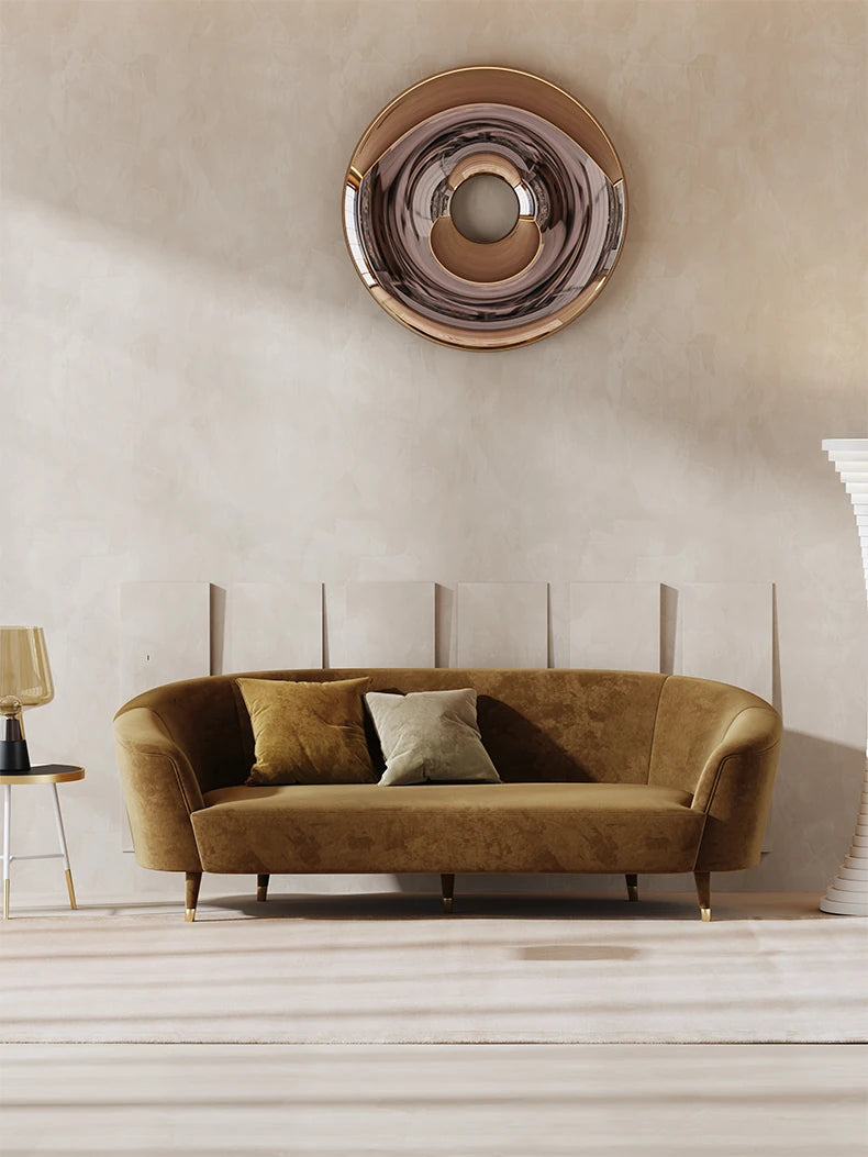 Elegant Blue Velvet Sofa with Pine Frame - Modern Comfort for Stylish Living Spaces fmfd-5070