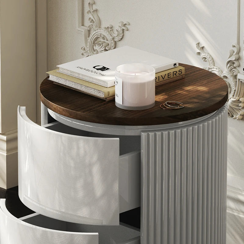 Stylish Multi-Layer Board Bedside Cupboard - Modern Storage Solution for Your Home Decor fmfd-5071
