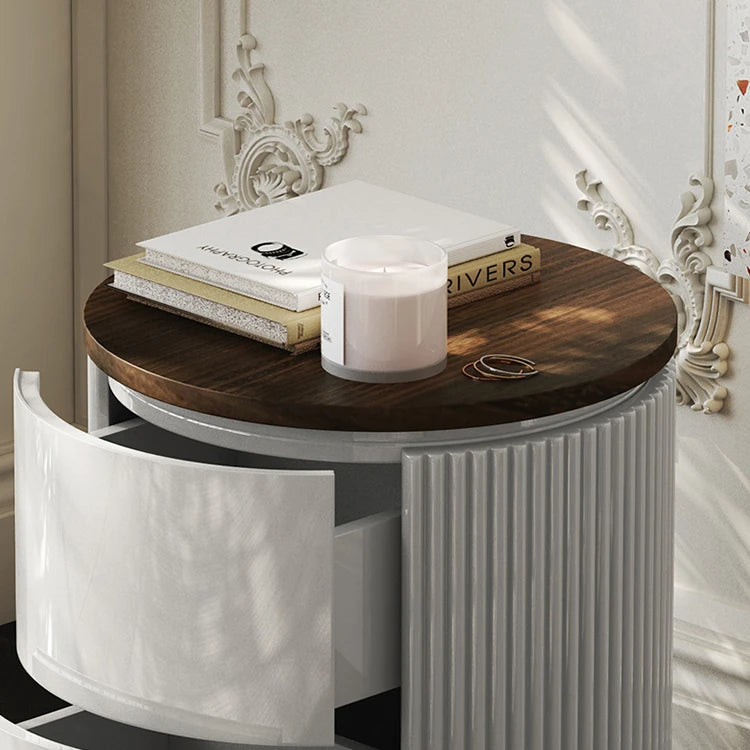 Stylish Multi-Layer Board Bedside Cupboard - Modern Storage Solution for Your Home Decor fmfd-5071