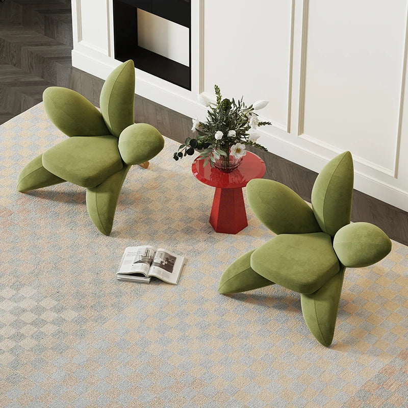 Stylish Solid Wood Chair with Unique Techno Fabric Design – Perfect for Modern Living Spaces fmfd-5072