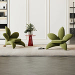 Stylish Solid Wood Chair with Unique Techno Fabric Design – Perfect for Modern Living Spaces fmfd-5072