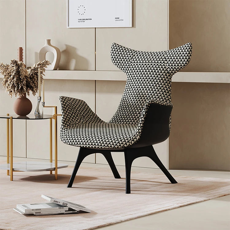 Stylish Solid Wood Accent Chair with Unique Design – Perfect for Modern Interiors fmfd-5074