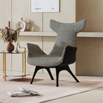 Stylish Solid Wood Accent Chair with Unique Design – Perfect for Modern Interiors fmfd-5074