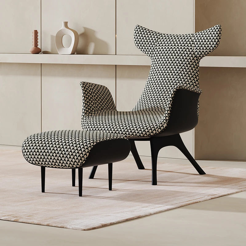 Stylish Solid Wood Accent Chair with Unique Design – Perfect for Modern Interiors fmfd-5074