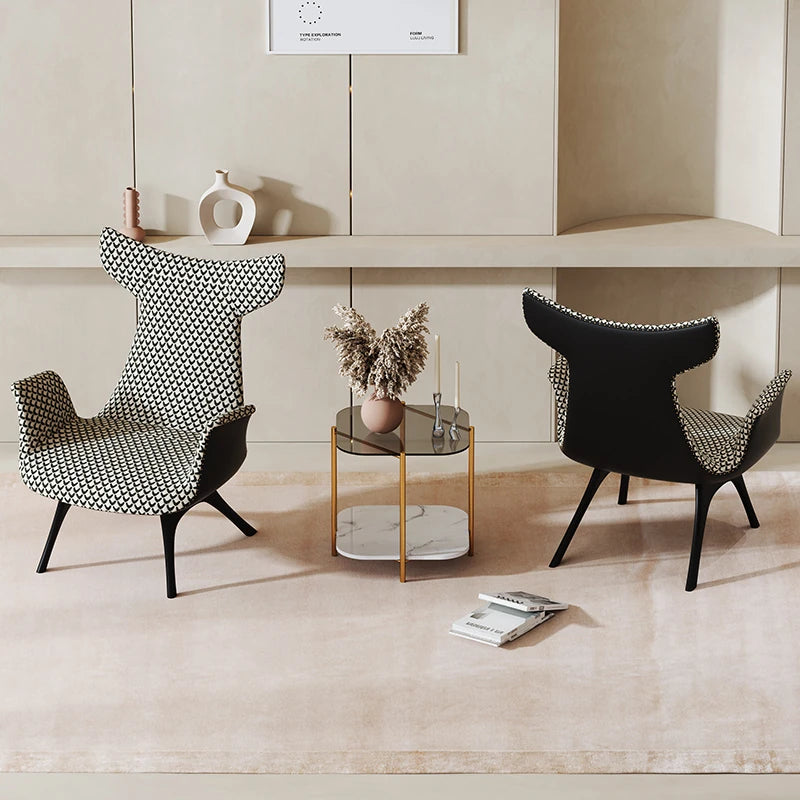 Stylish Solid Wood Accent Chair with Unique Design – Perfect for Modern Interiors fmfd-5074