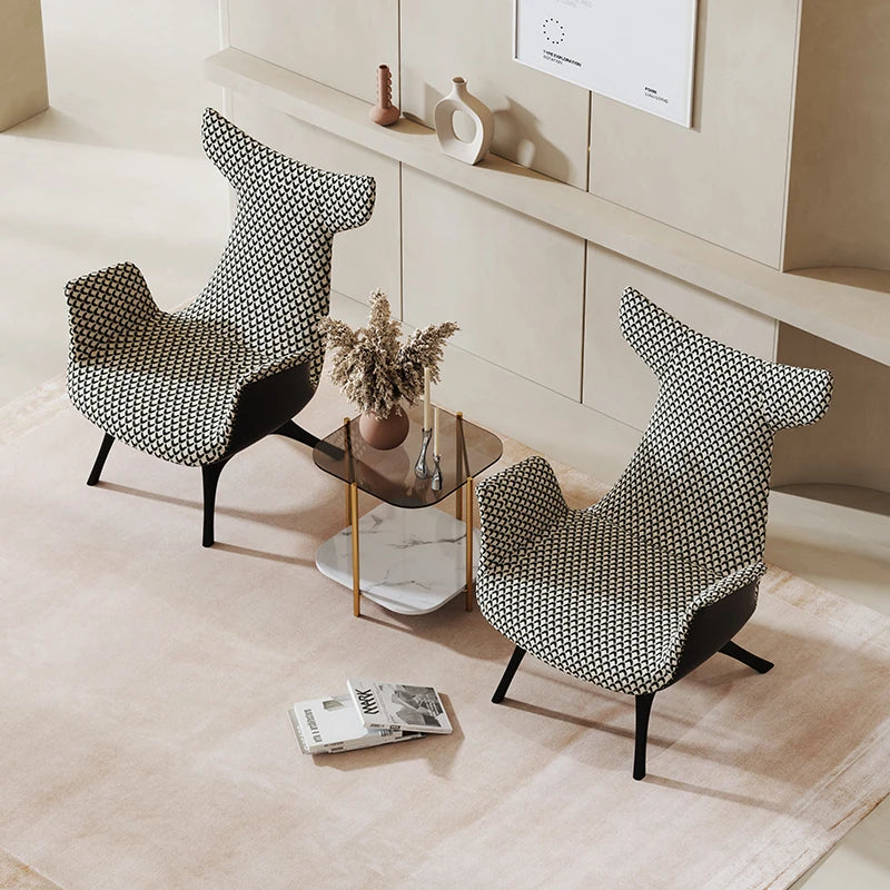 Stylish Solid Wood Accent Chair with Unique Design – Perfect for Modern Interiors fmfd-5074