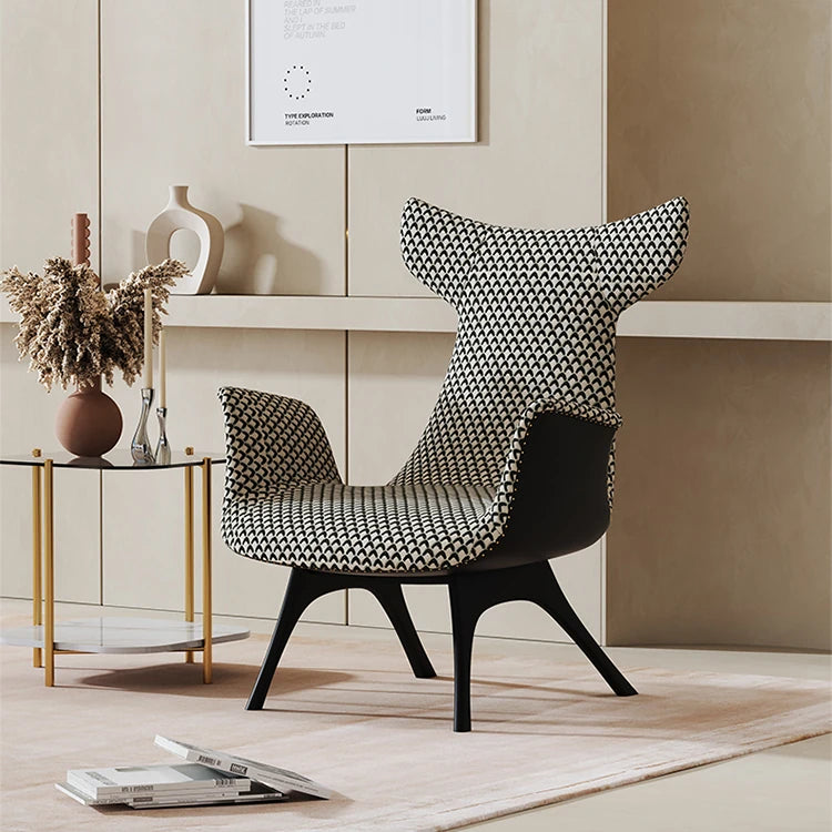Stylish Solid Wood Accent Chair with Unique Design – Perfect for Modern Interiors fmfd-5074