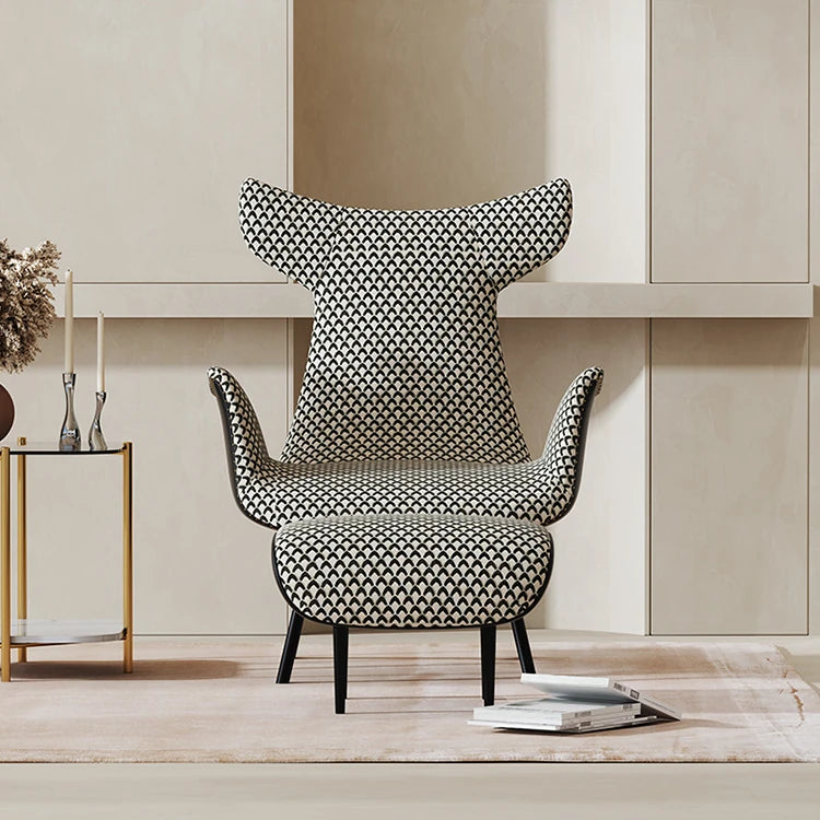 Stylish Solid Wood Accent Chair with Unique Design – Perfect for Modern Interiors fmfd-5074
