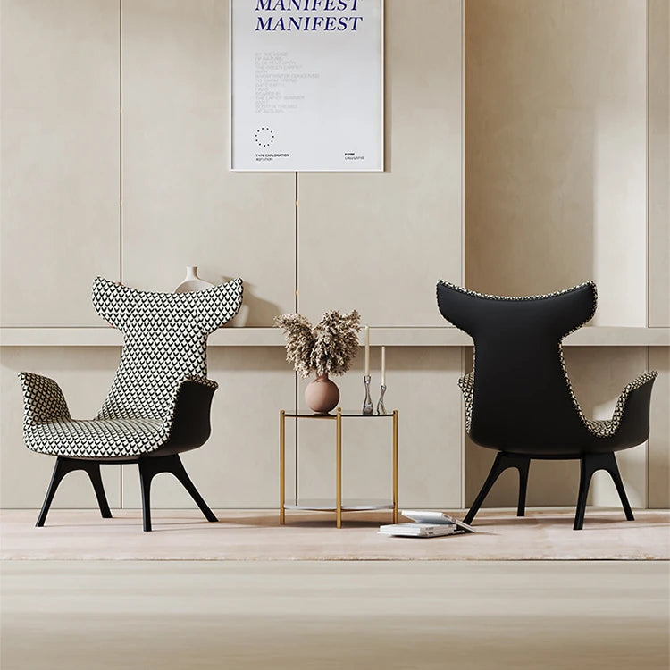Stylish Solid Wood Accent Chair with Unique Design – Perfect for Modern Interiors fmfd-5074
