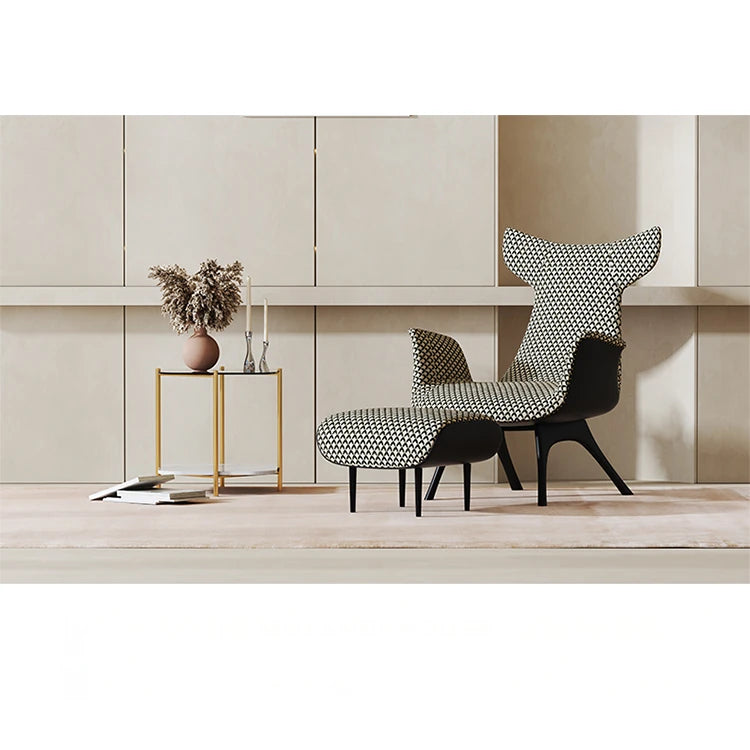 Stylish Solid Wood Accent Chair with Unique Design – Perfect for Modern Interiors fmfd-5074