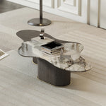 Stylish Marble Multi-Layer Coffee Table - Modern Design for Elegant Living Spaces fmfd-5075