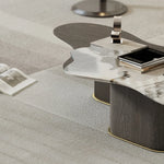 Stylish Marble Multi-Layer Coffee Table - Modern Design for Elegant Living Spaces fmfd-5075