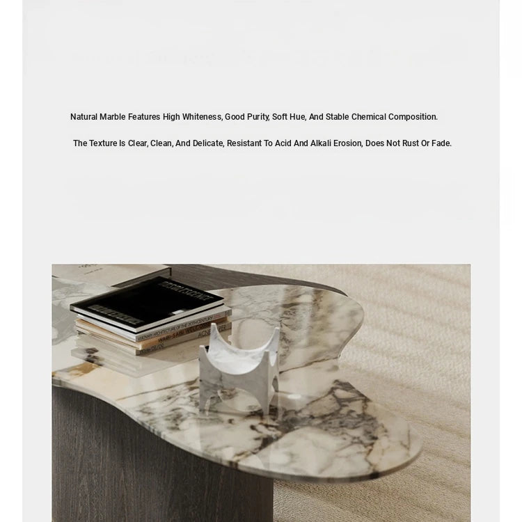 Stylish Marble Multi-Layer Coffee Table - Modern Design for Elegant Living Spaces fmfd-5075