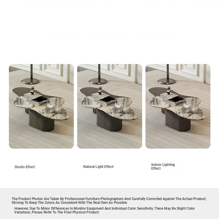 Stylish Marble Multi-Layer Coffee Table - Modern Design for Elegant Living Spaces fmfd-5075