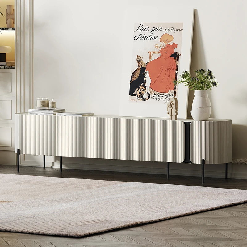 Modern Multi-Layer Board TV Cabinet - Stylish and Functional Living Room Furniture fmfd-5079