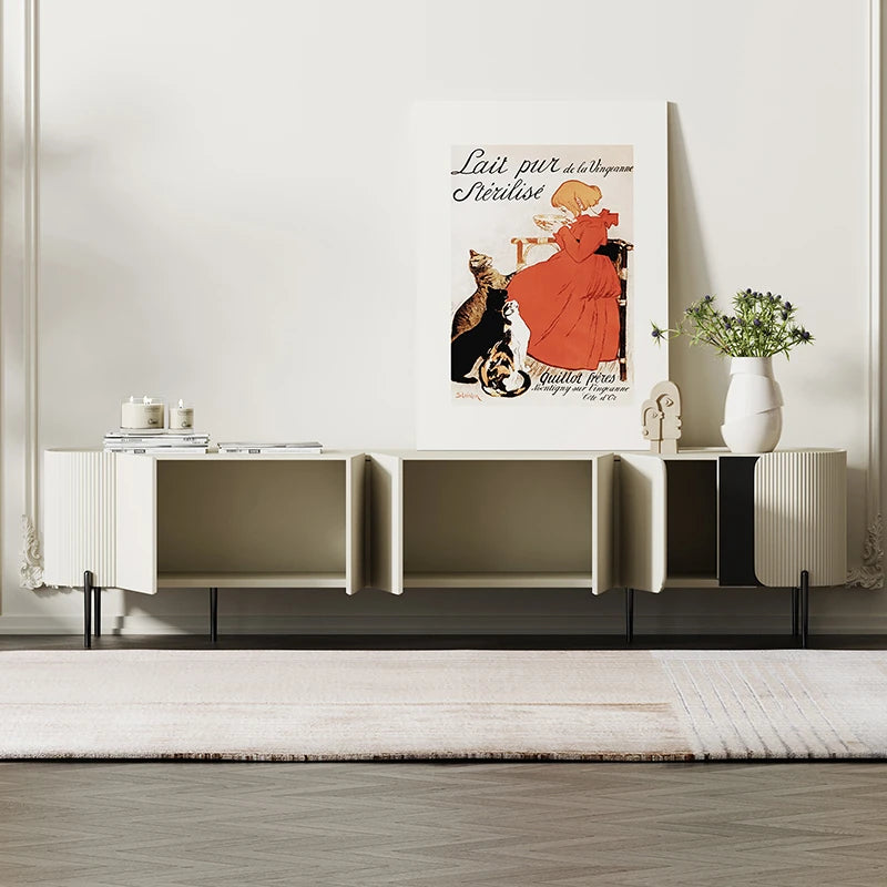 Modern Multi-Layer Board TV Cabinet - Stylish and Functional Living Room Furniture fmfd-5079