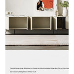 Modern Multi-Layer Board TV Cabinet - Stylish and Functional Living Room Furniture fmfd-5079