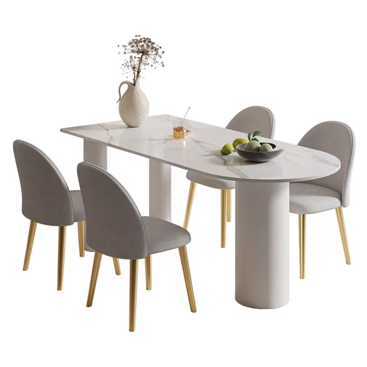 Modern Gray Velvet Dining Chair with Gold Legs - Elegant Home Accent Seating fmsf-772-ch