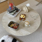 Modern Sintered Stone Glass Coffee Table - Stylish Multi-Layer Board Design for Chic Living Rooms fmus-4077