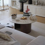 Modern Sintered Stone Glass Coffee Table - Stylish Multi-Layer Board Design for Chic Living Rooms fmus-4077