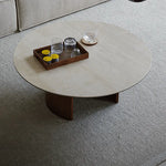 Modern Sintered Stone Glass Coffee Table - Stylish Multi-Layer Board Design for Chic Living Rooms fmus-4077