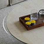 Modern Sintered Stone Glass Coffee Table - Stylish Multi-Layer Board Design for Chic Living Rooms fmus-4077