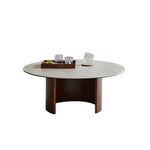 Modern Sintered Stone Glass Coffee Table - Stylish Multi-Layer Board Design for Chic Living Rooms fmus-4077