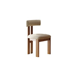 Elegant Ash Wood Dining Chair with Scratch-Resistant Fabric Upholstery fmus-4079