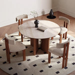 Modern Sintered Stone Dining Table with Multi-Layer Board Design - Elevate Your Dining Experience fmus-4081