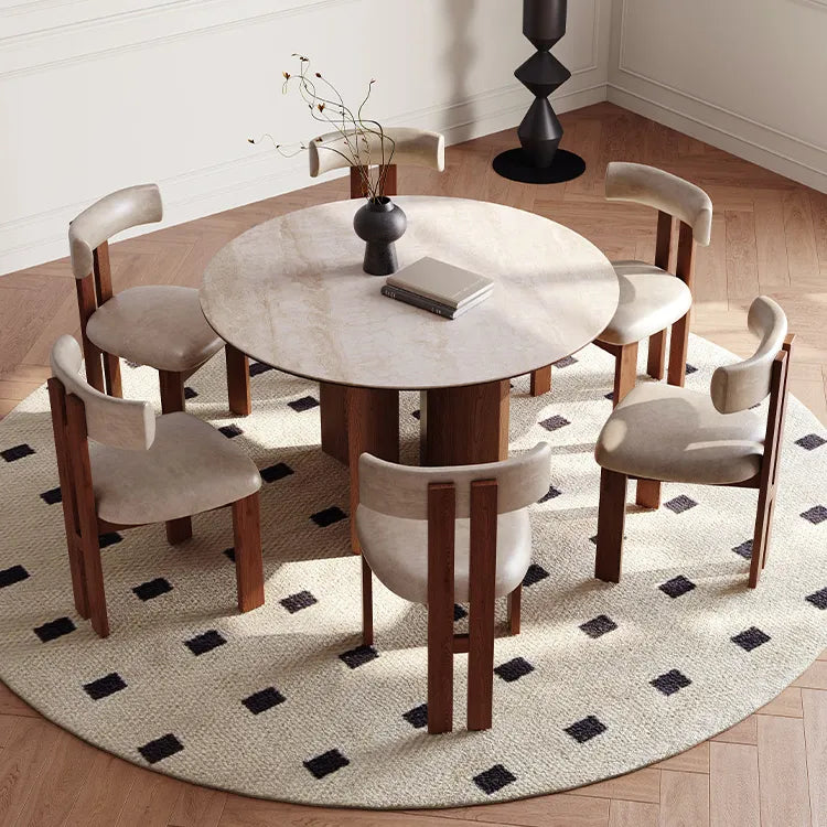 Modern Sintered Stone Dining Table with Multi-Layer Board Design - Elevate Your Dining Experience fmus-4081