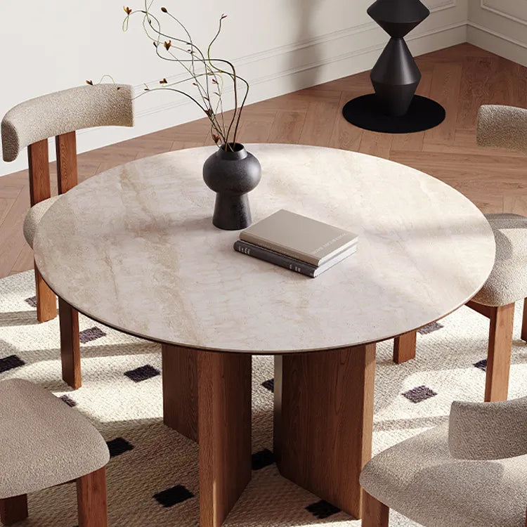 Modern Sintered Stone Dining Table with Multi-Layer Board Design - Elevate Your Dining Experience fmus-4081