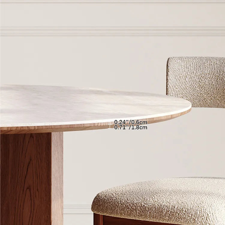 Modern Sintered Stone Dining Table with Multi-Layer Board Design - Elevate Your Dining Experience fmus-4081