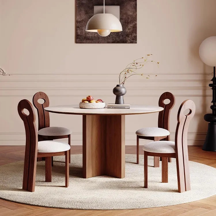 Elegant Ash Wood Dining Chair Set - Contemporary Design for Modern Homes fmus-4083