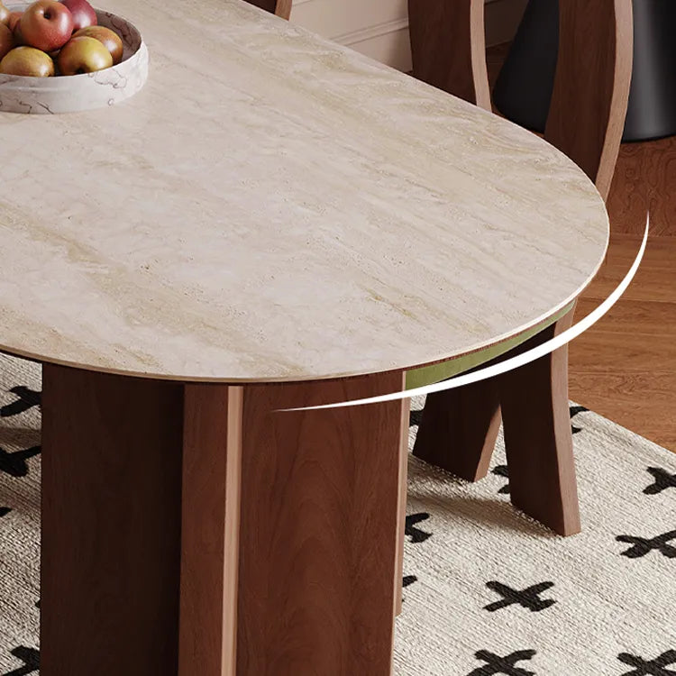 Elegant Sintered Stone Dining Table with Stylish Multi-Layer Design for Modern Homes fmus-4090