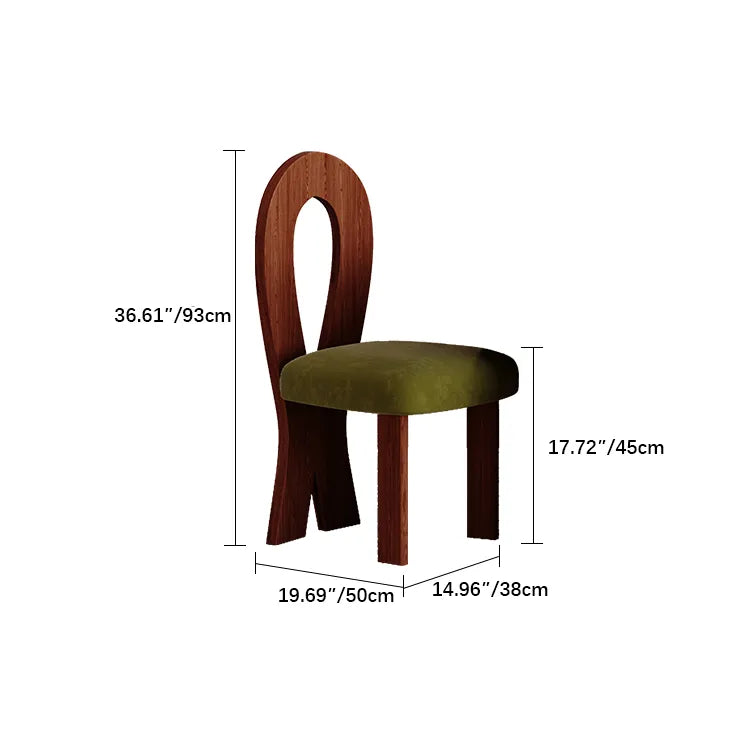 Elegant Ash Wood Dining Chair Set - Modern Design for Stylish Interiors fmus-4091