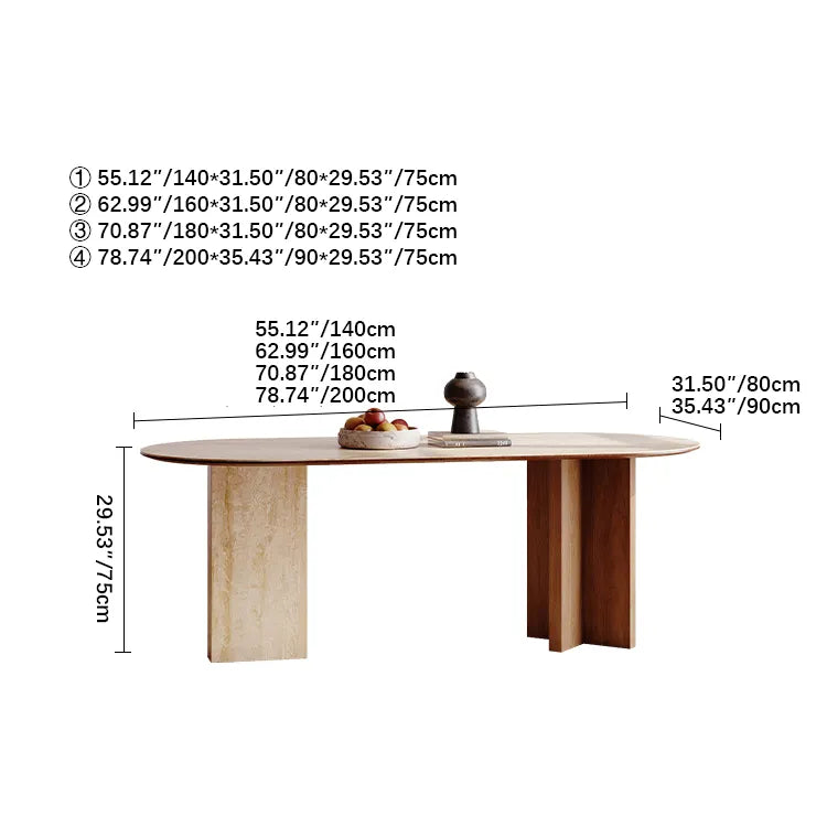 Sleek Sintered Stone Dining Table with Modern Multi-Layer Design for Elegant Spaces fmus-4092