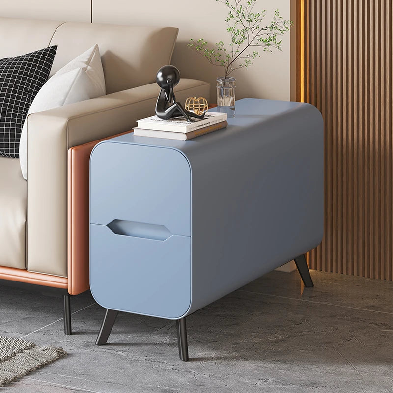 Stylish Pine & PU Leather Coffee Table with Modern Design and Storage Solutions fmxjs-5347