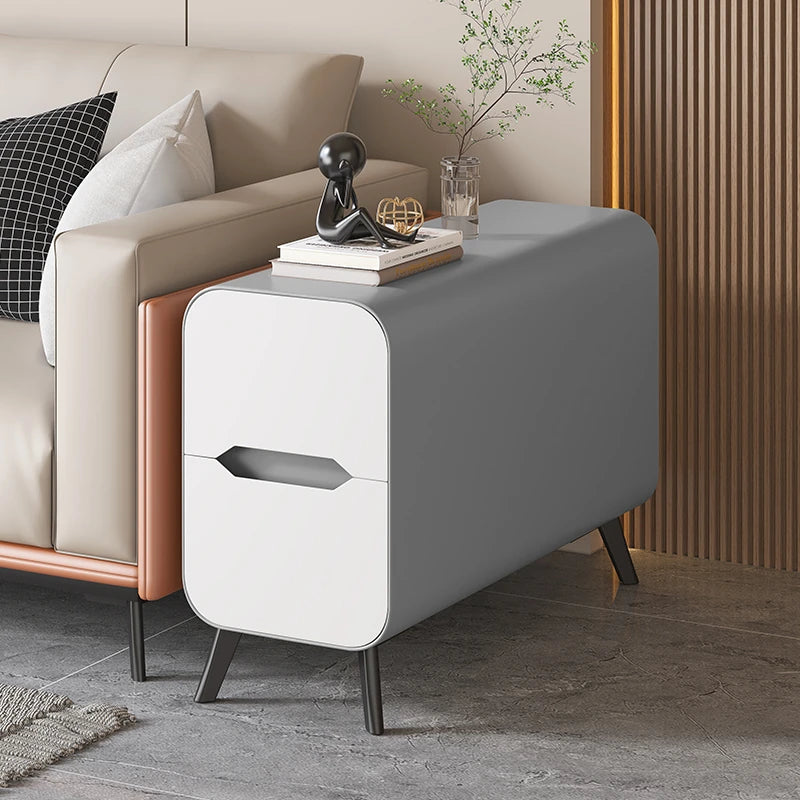 Stylish Pine & PU Leather Coffee Table with Modern Design and Storage Solutions fmxjs-5347