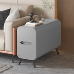 Stylish Pine & PU Leather Coffee Table with Modern Design and Storage Solutions fmxjs-5347