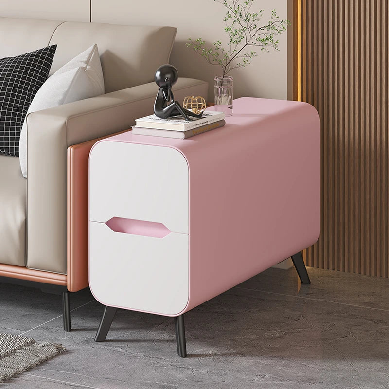 Stylish Pine & PU Leather Coffee Table with Modern Design and Storage Solutions fmxjs-5347