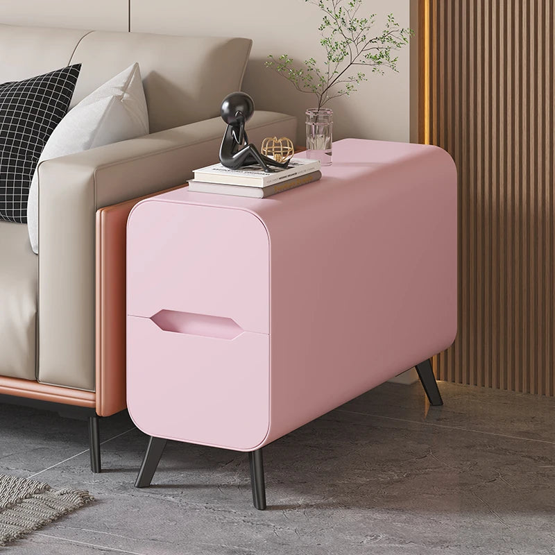 Stylish Pine & PU Leather Coffee Table with Modern Design and Storage Solutions fmxjs-5347